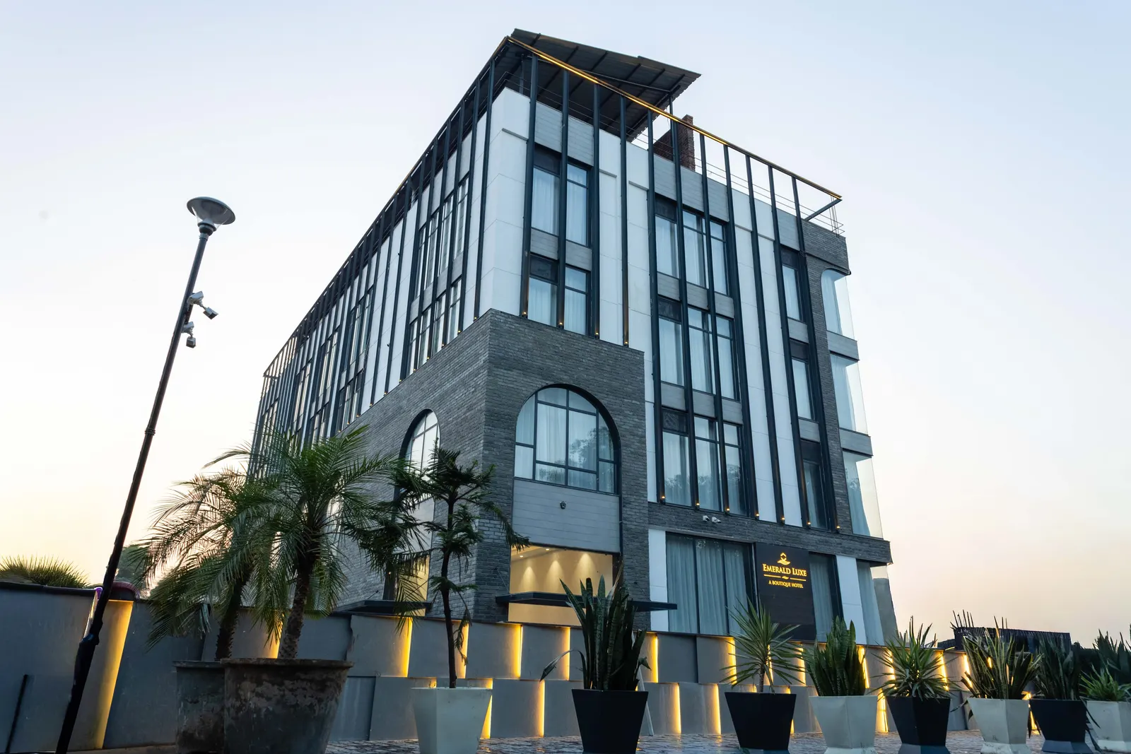 Emerald Luxe Hotel exterior in Mohali